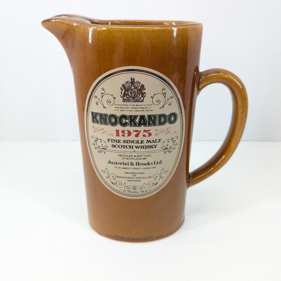 Knockando 1975 Fine Single Malt Scotch Whisky Advertising Pub Jug Water Jug - Picture 1 of 7